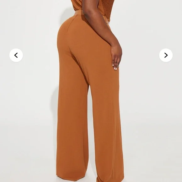 Fashion Nova Elegant Tan Women's Jumpsuit Size 2x - Picture 5 of 9